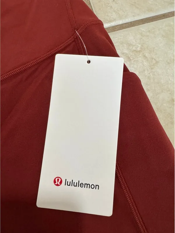 Lululemon Align With Pockets High-Rise 25” Cranberry Charm Size 6 NWT - Image 5