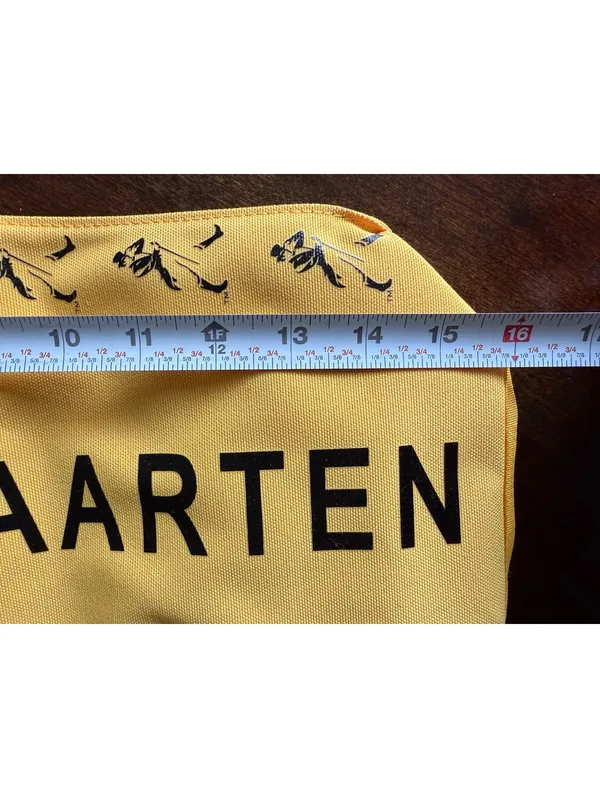 Johnnie Walker St. Maarten Yellow Tote Bag with Gift Tag - Image 8