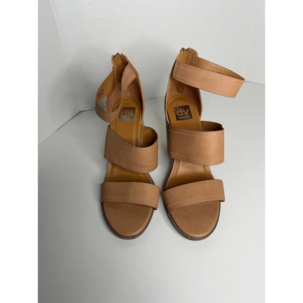 NWOB DV Dolce Vita Berton Womens Size 10 Tan Heels Open Toe - Image 5