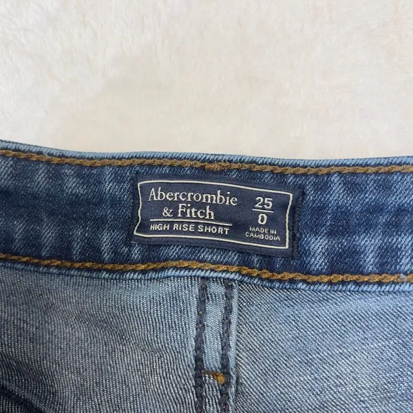 Abercrombie & Fitch Blue High Rise Shorts 0 25 women - Image 2