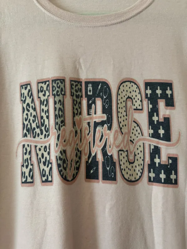 Gildan NWOT "Registered Nurse" Tee XL - Image 2