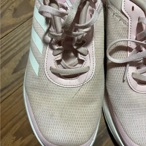 Adidas Women's Light Pink Sneakers - Image 5