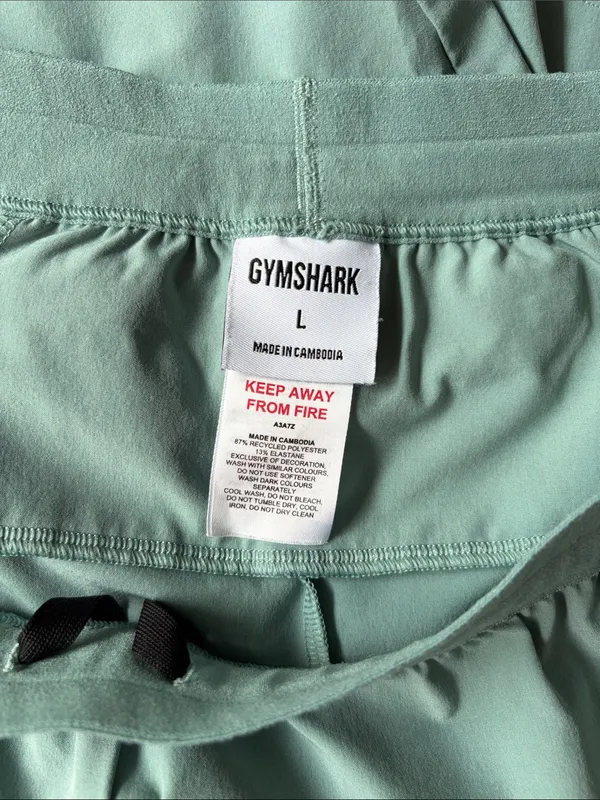 Gymshark Women’s Mint Green High-Performance Athletic Shorts - Image 7