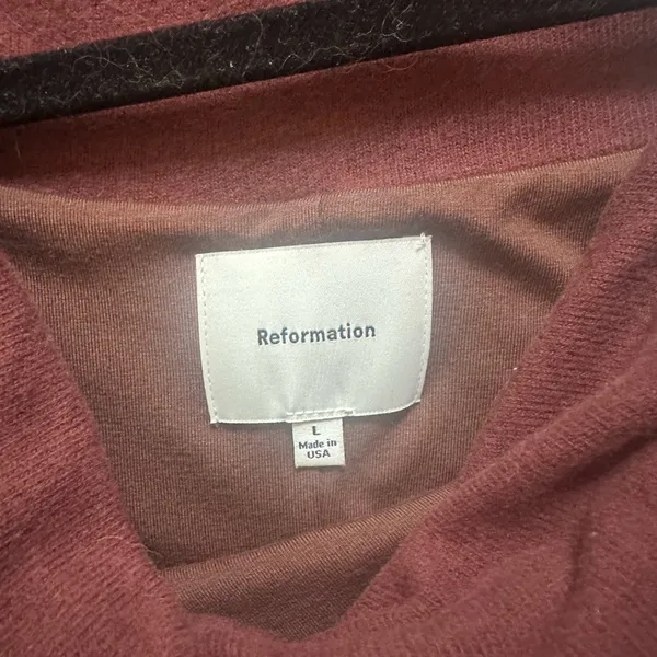 NWT Reformation Josefina Knit Dress - Image 4