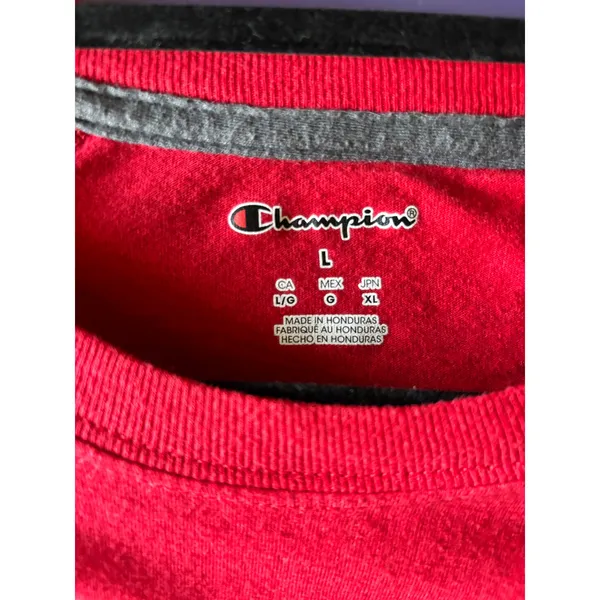 Champion UGA‎ Georgia Red Logo Tee Shirt - Size Large - Image 5