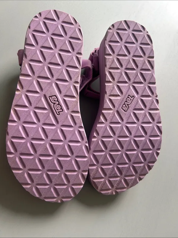 Teva Lavender Platform Strappy Sandals - Image 9