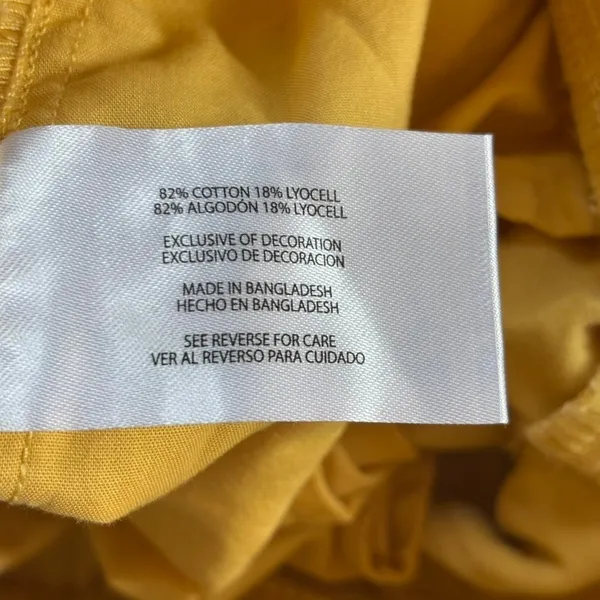 NWT Orvis Cotton‎ Lyocell Shorts Sz S Yellow Pull on Comfort Hiking Summer - Image 8