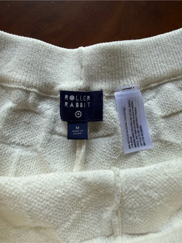 Roller Rabbit x Target Knit Cream Shorts NWT - Image 4