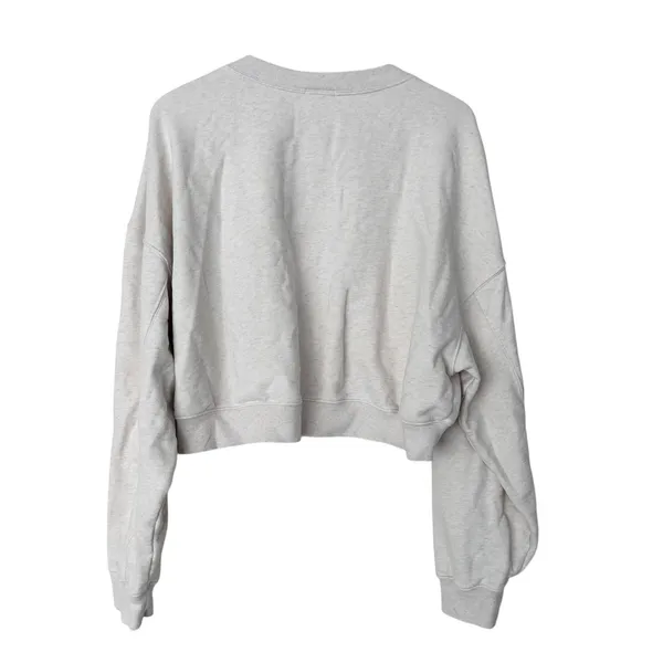Offline by Aerie Tan Cropped Sweatshirt Maybe Later Sz XL - Image 5