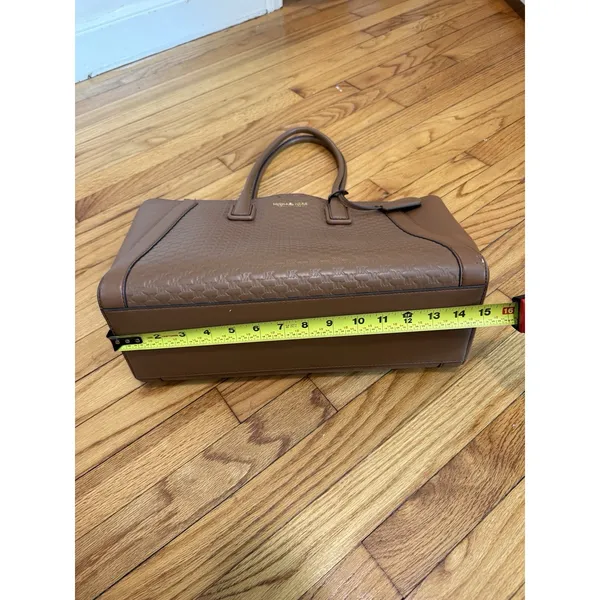Michael Kors‎ Brown Leather Kali Shoulder Tote Bag Purse - Image 10