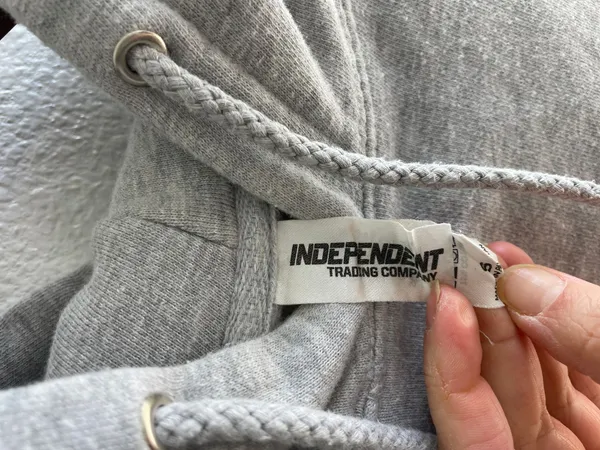 Independent Vintage Grey “Our World” Hoodie - Image 5