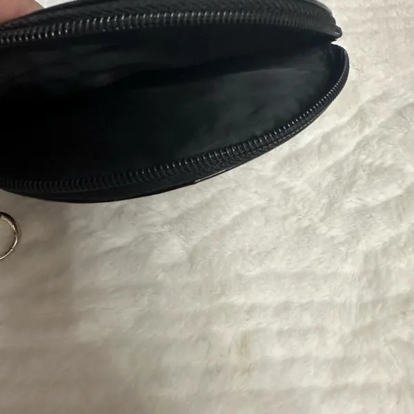 PINK - Victoria's Secret Round Wristlet Coin‎ Purse Key Chain Clutch Cosmetics Bag Charm - Image 6