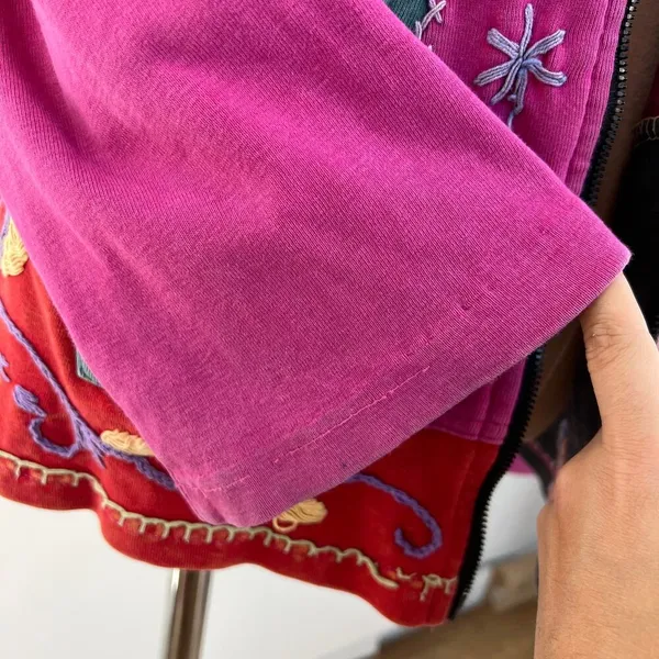 Rising Tide Vintage Hoodie Jacket Pink - Image 8