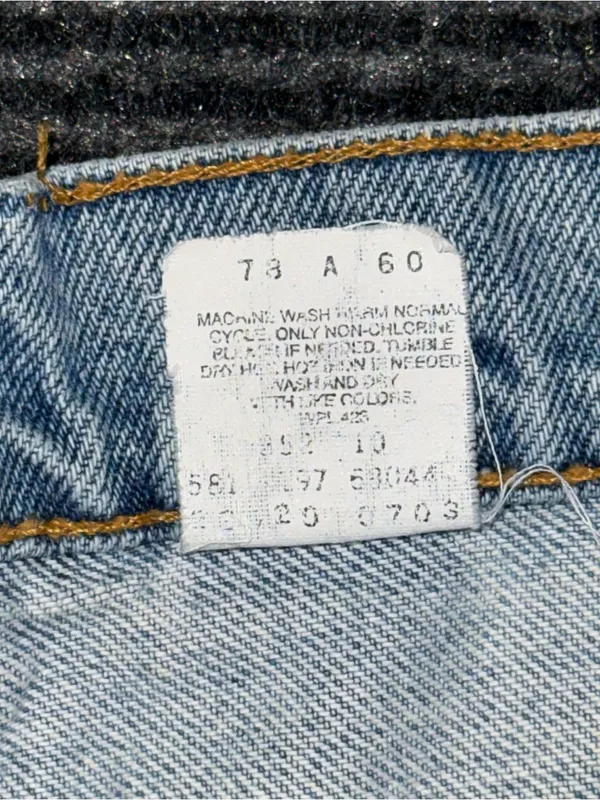 Vintage 90s Levi’s 912 White Tab Denim Shorts 6 P / 25 Light Wash USA Made Jorts - Image 6