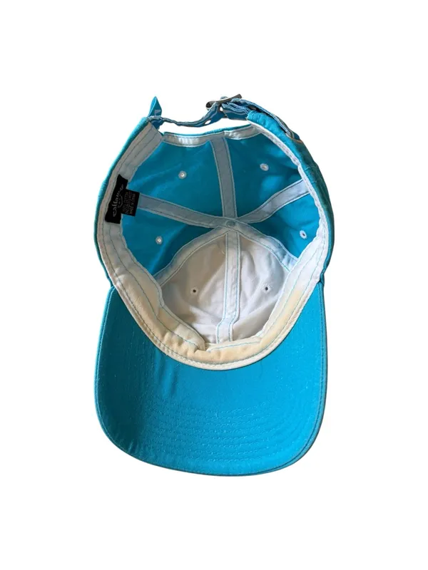 Callaway Golf Two Panel Teal White Baseball Hat - Image 4
