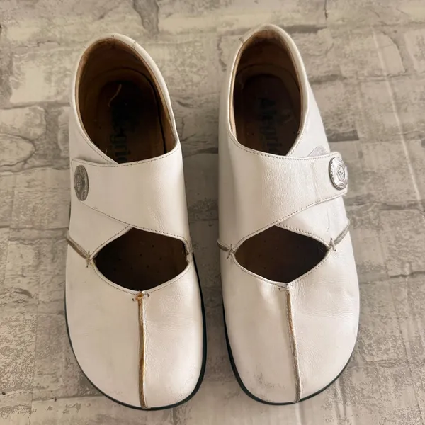 Alegria Kai 600 White Leather Mary Jane Orthopedic Clinical Nurse Comfort 39 (9) - Image 9
