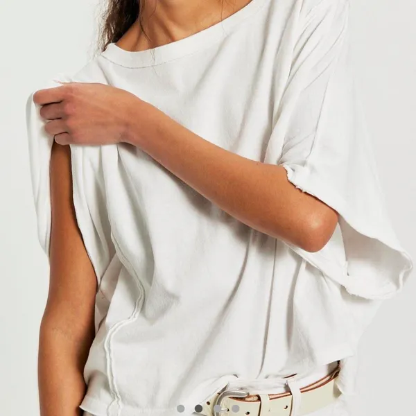 NWT free people We The Free Next Level Tee sz s in clean ivory - Image 3