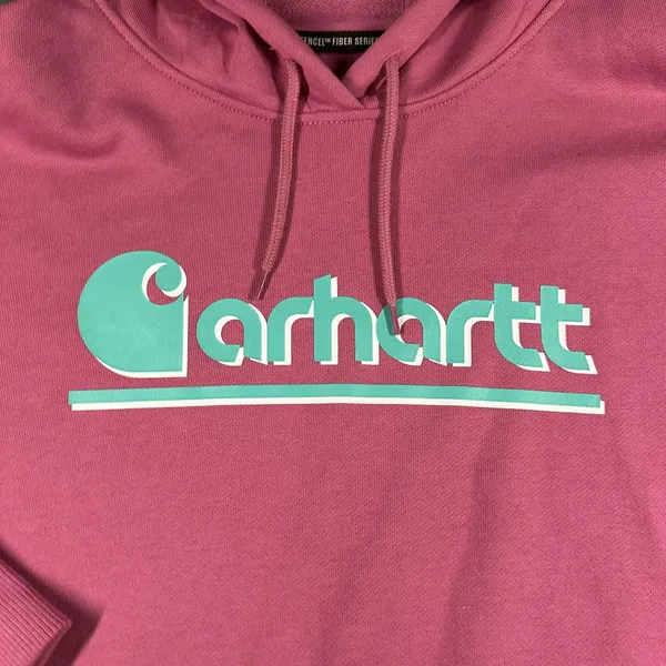 Carhartt Hoodie Womens XL‎ Tencel Fiber Series Loose Fit Sweatshirt Fall NWT - Image 2