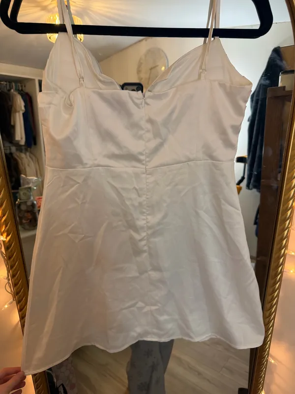 Princess Polly White Dress Mini - Image 4