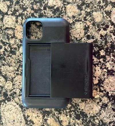 Slim Armor CS Designed for iPhone 11 Case - Black - Image 2