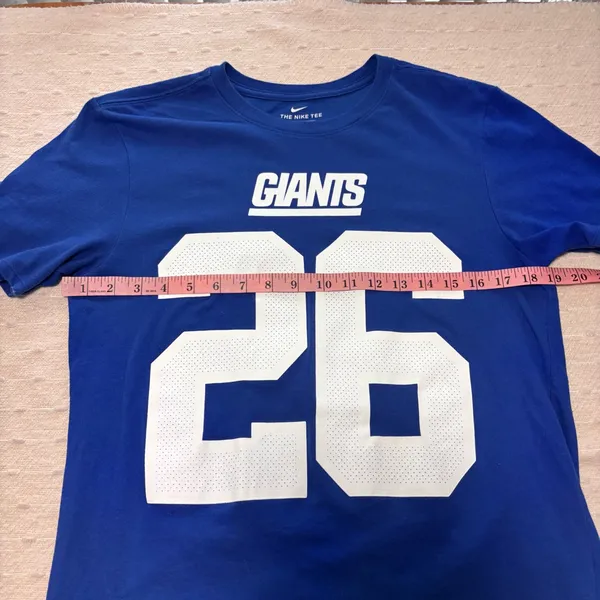 NY Giants Nike Dri-Fit Size M Saquon Barkley #26‎ The Nike Tee NFL - Image 6