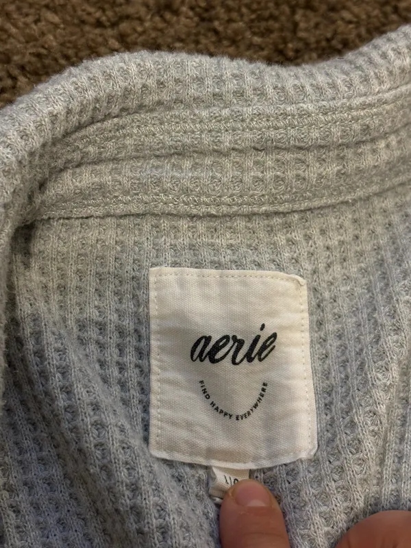 Aerie Jacket Waffle Knit - Image 5