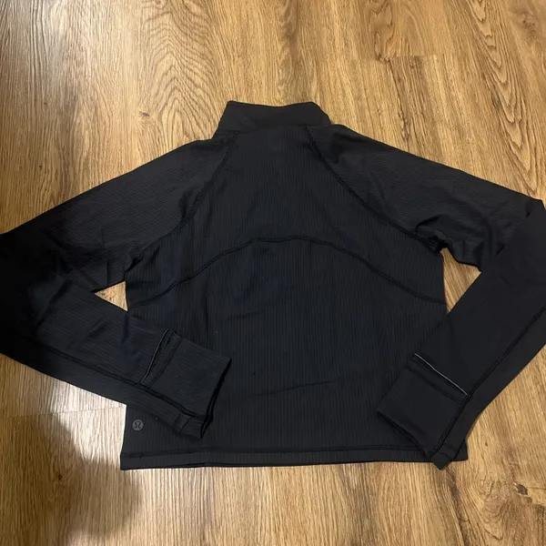 Lululemon Its Rulu Run Ribbed Cropped Half Zip - Image 4