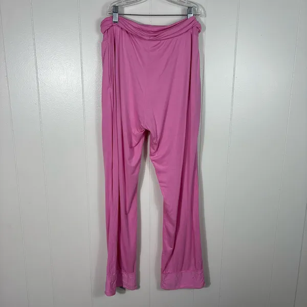 Hutch Hot Pink Foldover Waist Modal Blend Jogger Pants Maternity Small S Lounge - Image 4