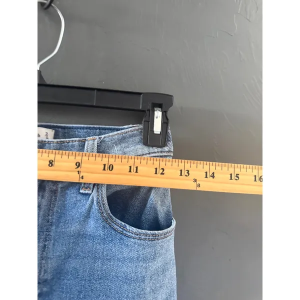 Abercrombie &‎ Fitch The 90s Straight Ultra High Rise Jeans Medium Wash 25 0R - Image 5