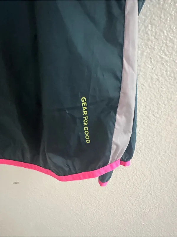 cotopaxi Neon Colorblock Pullover Windbreaker Jacket - Hot Pink, Teal, Limep - Image 6