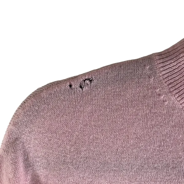 Everlane Womens Cashmere Sweater Mock Neck Pink Size S - Image 2