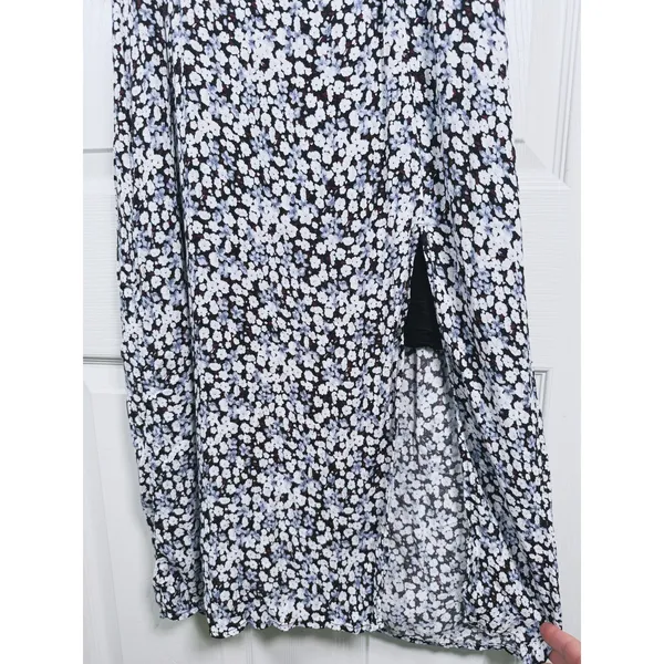 Abercrombie & Fitch Ditsy Floral Midi Dress Size M Tall Cottage Prairie Romantic - Image 10