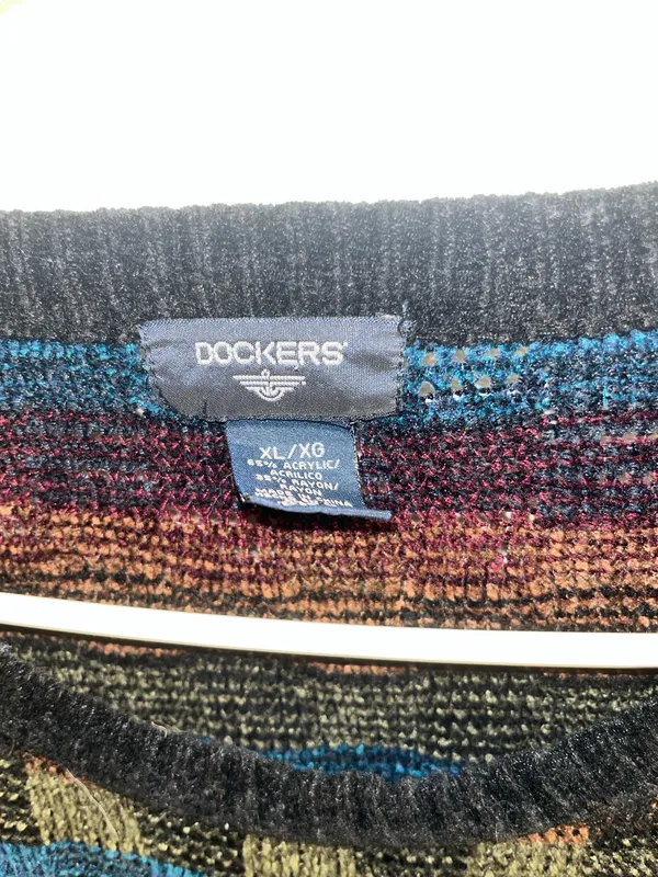 Dockers Vintage Checkered Sweater - Image 2