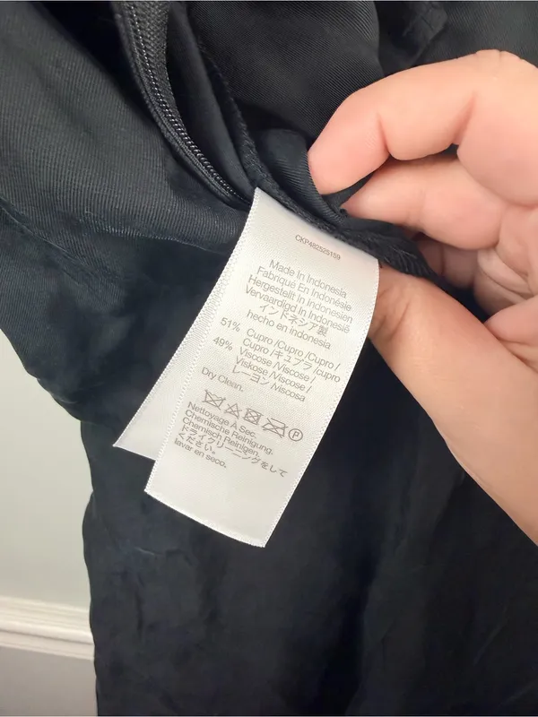 New Madewell Seamed Wide-Leg Jumpsuit in black size 14 - Image 9
