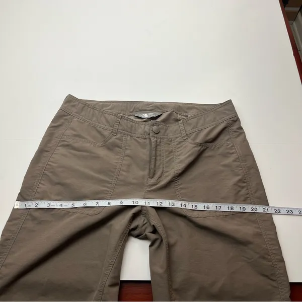 The North Face‎ Nylon Convertible Pant Womens 10 Regular Brown Green Hiking Pant - Image 7