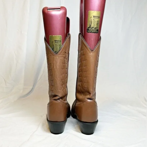 Sheplers Womens Brown Leather Cowgirl Western Boots~8.5~ - Image 4