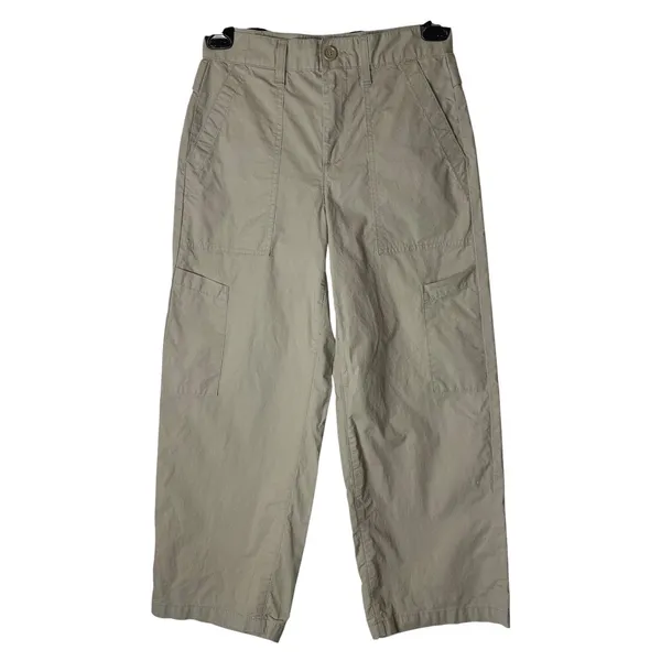 Agolde Daria Utility Pants Women 25 Khaki Tan Poplin Cargo Streetwear Designer - Image 2