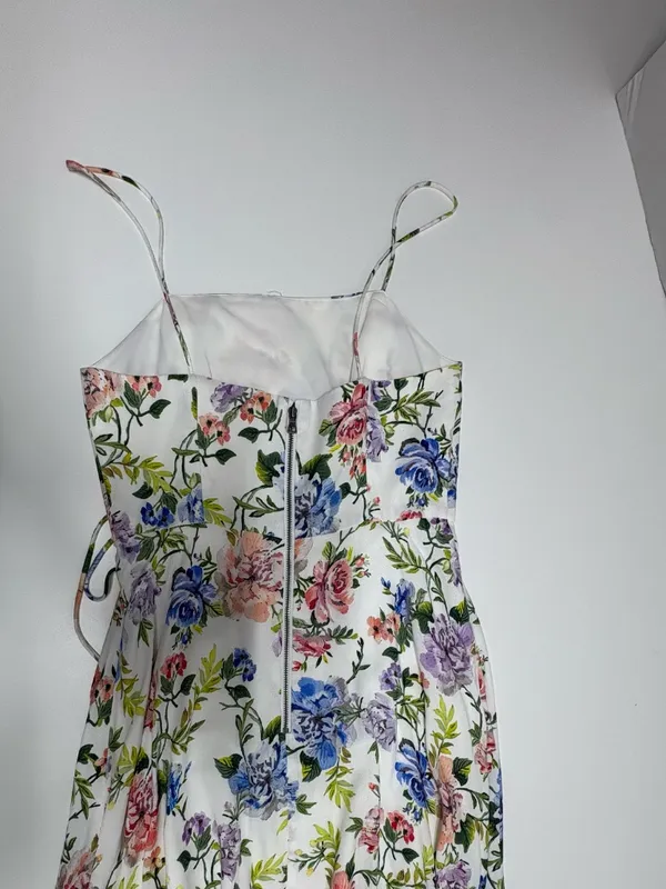 Alice & Olivia Trixie Floral Spaghetti Strap Mini Dress - Size 2.‎ - Image 12