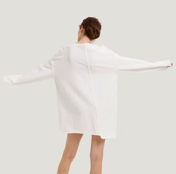 Nap Loungewear Oblique Oversized Sweatshirt - Image 2