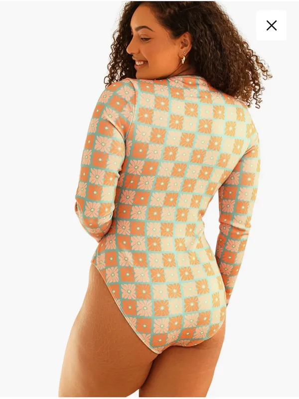 Dippin' Daisy's Shoal Front Zipper Long Sleeve One Piece (S) - Image 2