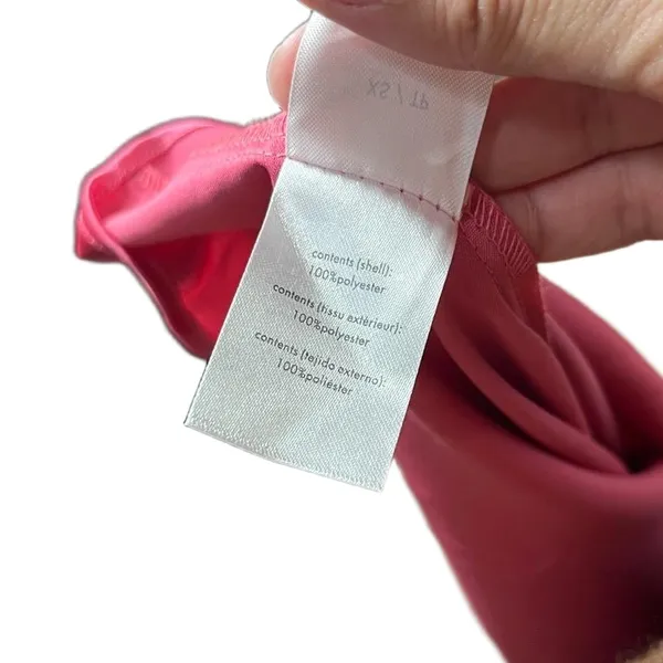 NWT WEWOREWHAT Hot Pink Satin Cut‎ Out Midi Length Skirt XS - Image 7