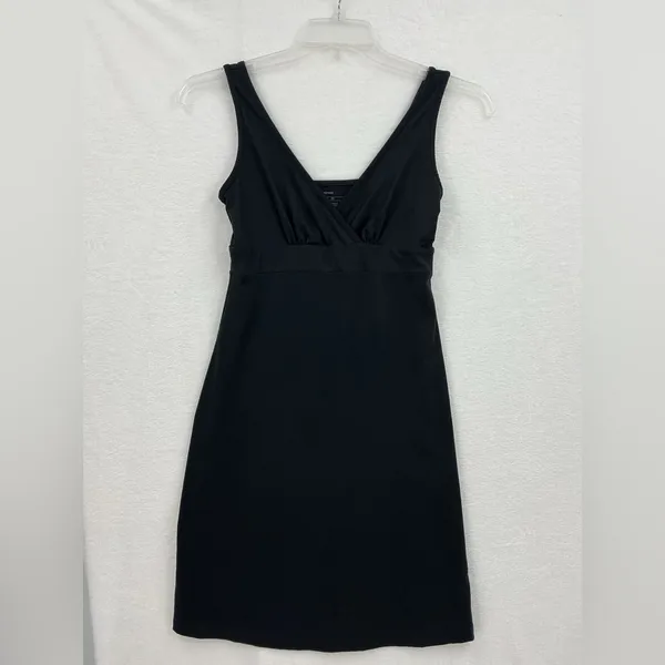 Patagonia Black V-Neck Mini DressA551 - Image 2