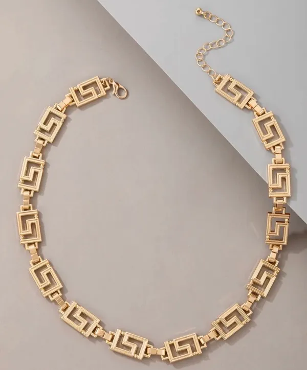New Detail Gold Necklace - Image 4