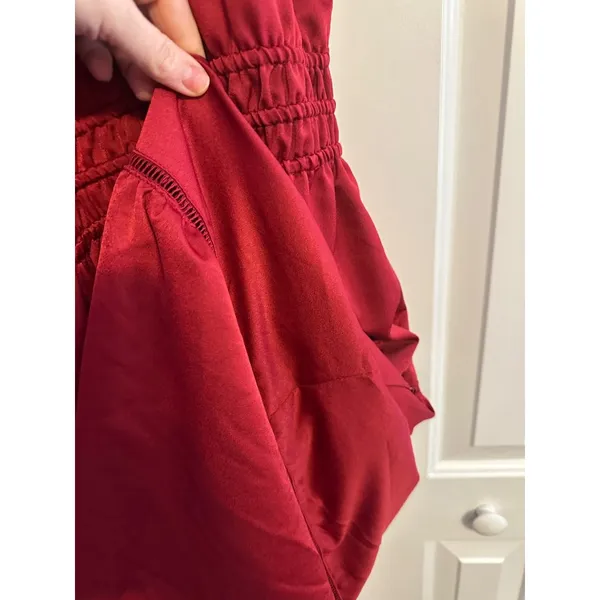 Lost + Wander Fleur Halter Maxi Dress‎ in burgundy XL - Image 4