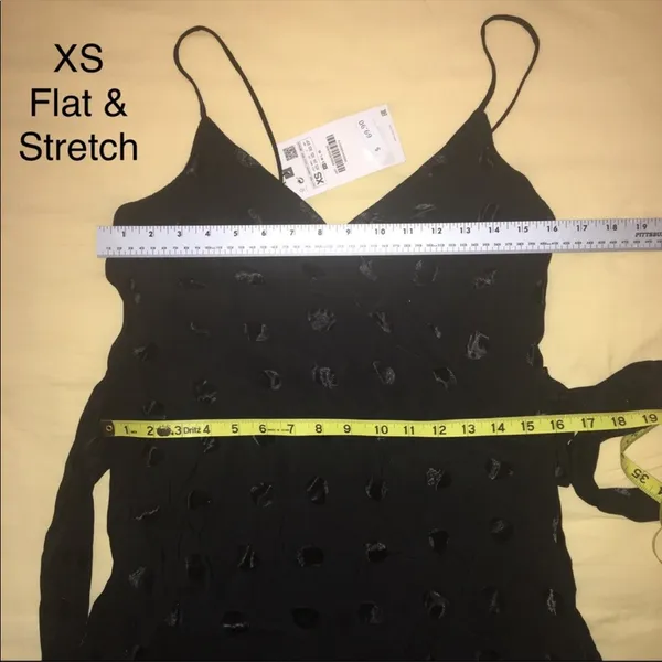 Zara Black Polka Dot Midi Slip Dress - Image 10