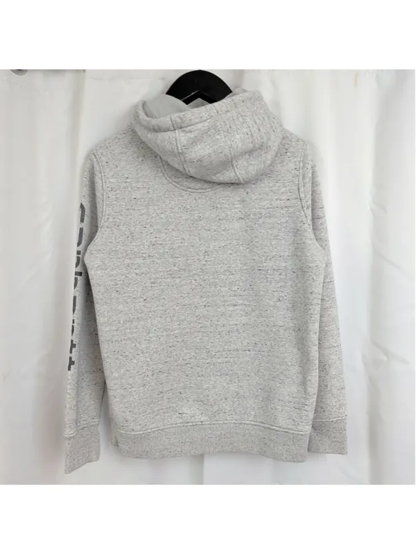 Ladies' Carhartt Heather Gray Relaxed Fit Sweatshirt Medium - Image 5