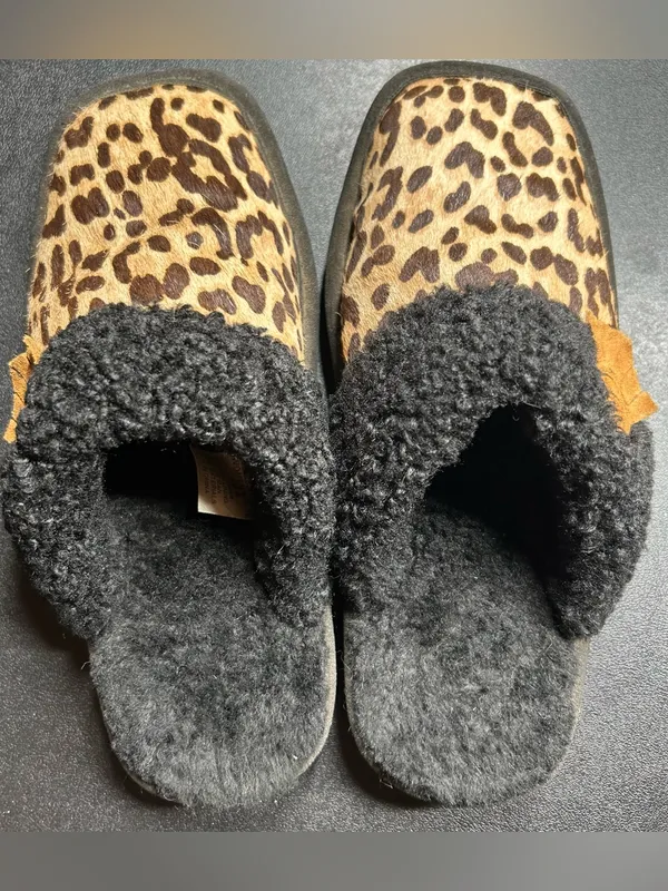 Ariat Women's Size 6 Jackie Exotic Cheetah Slippers - Image 5