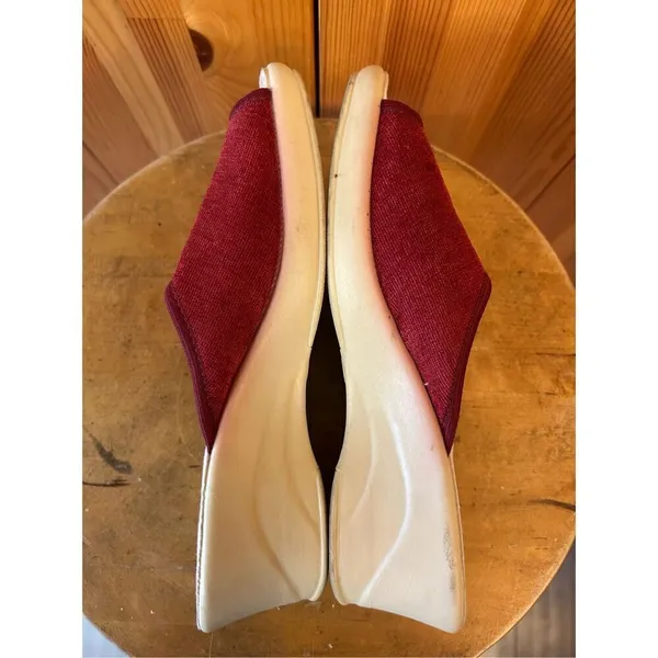 BIO Nature Womens Shoes Sz EU 38 US 7.5-8 Adanex Wedge Sandals Red - Image 6