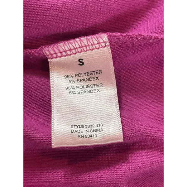 Juicy Couture Velour Pajama Pants Pink Rhinestone Logo Flared S Drawstring - Image 7