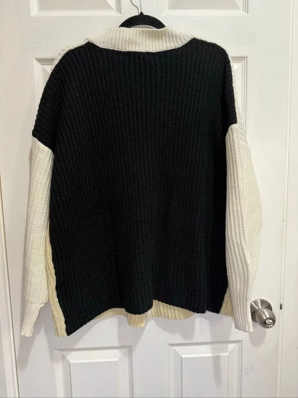 12th tribe color block knit cardigan Small - Image 4